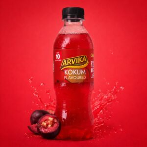 Enjoy the tangy and refreshing taste of Arvika Kokum Drink 200 ML. A fizzy kokum flavored drink perfect for cooling refreshment anytime.